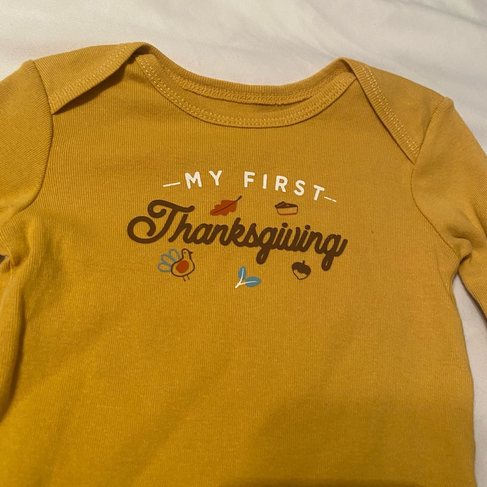 Baby’s First Thanksgiving onesie - unisex